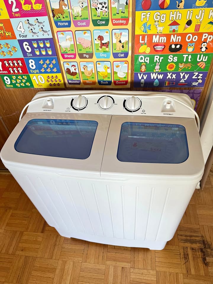 Portable Twin Tub Washing Machine – Washer & Spin Dryer