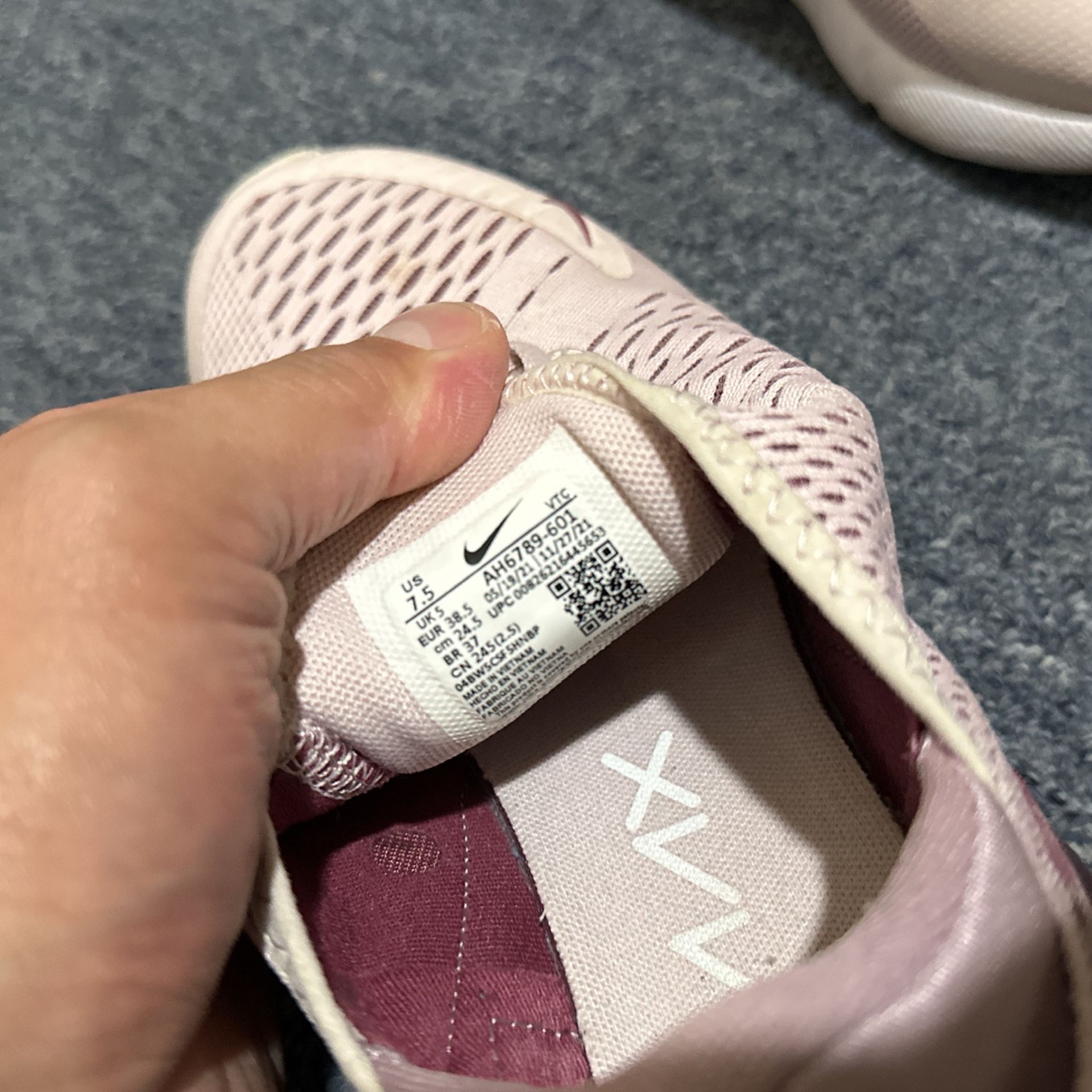 Sold Out Nike Air Max 270 "Barely Rose/Vintagewine" - photo 3
