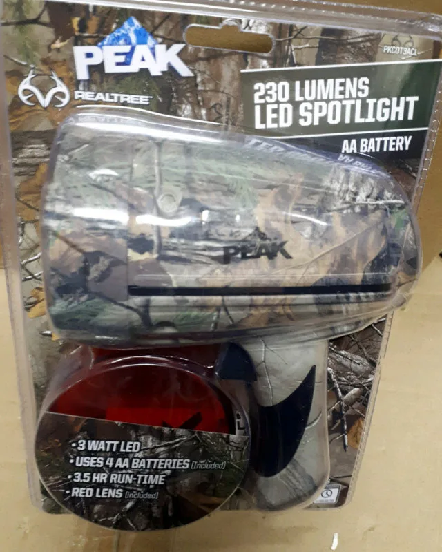 New Peak Realtree 230 Lumens Led Spotlight thumbnail