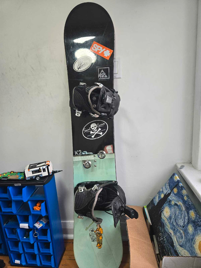 K2 Gamma Snowboard 148cm with Flow bindings