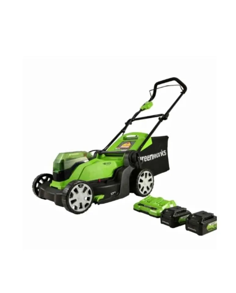 Greenworks 17" Cordless Push Lawn Mower 48 volt thumbnail