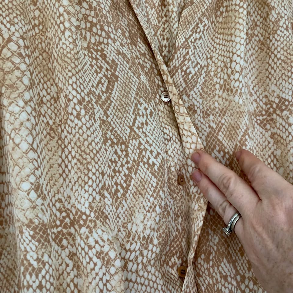 Aritzia Babaton Silk Snake Print Dress XS - photo 4