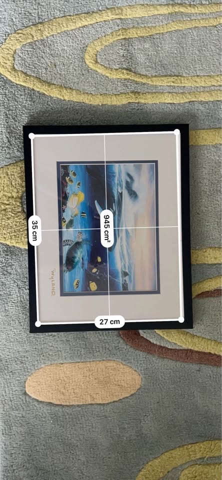 Framed sea wall picture - photo 3