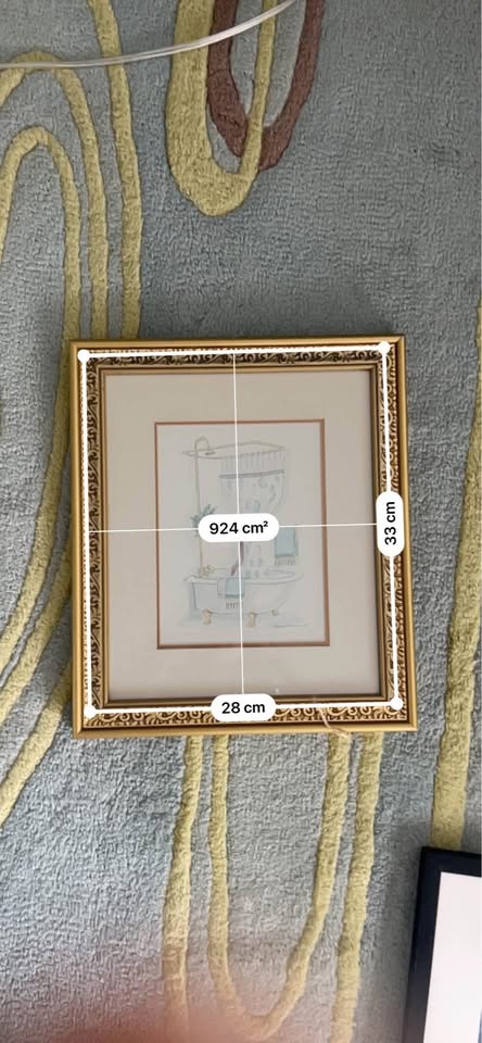 Framed lavabo picture - photo 2