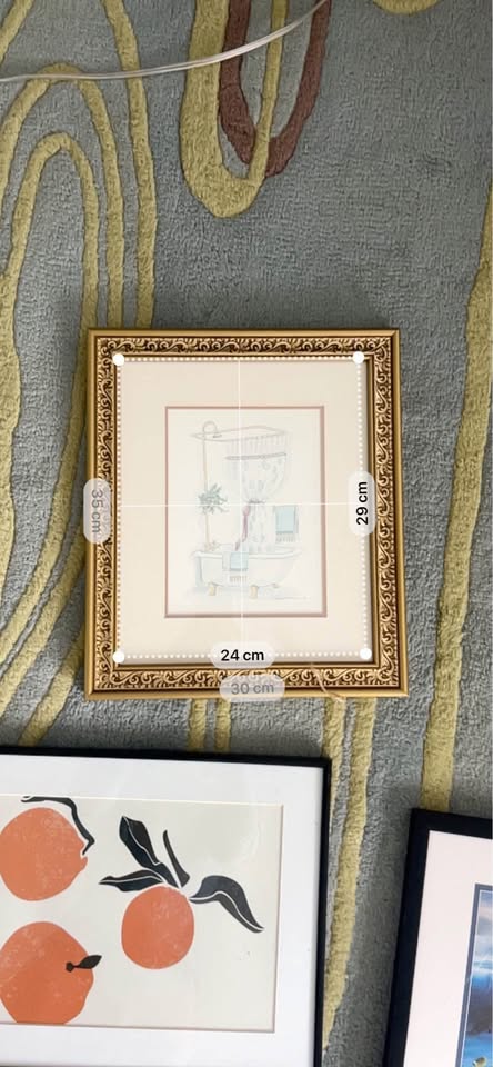 Framed lavabo picture - photo 3