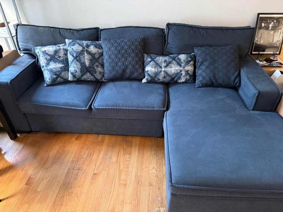 Big Blue Couch - photo 3