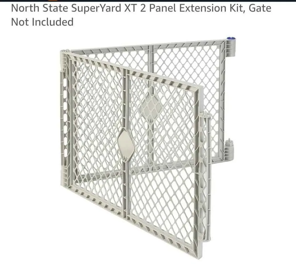 Indoor/outdoor play yard or baby gate panels image indicator(2)