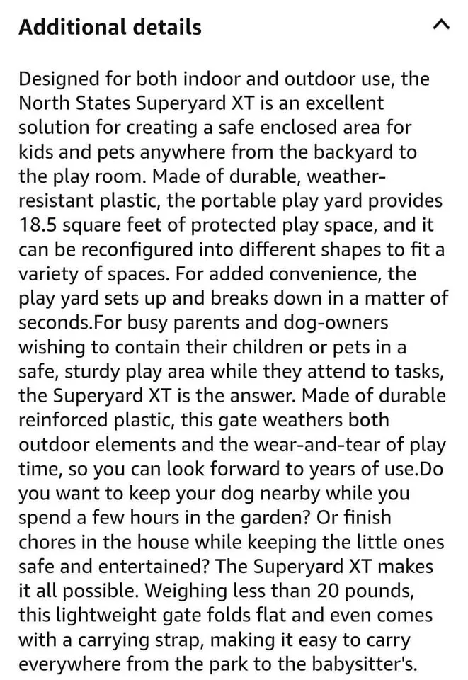 Indoor/outdoor play yard or baby gate panels image indicator(3)