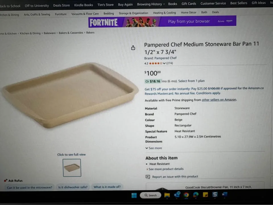 Pampered Chef stoneware image indicator(4)