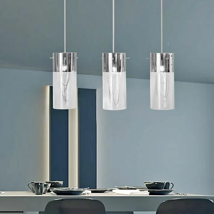 3 light pendant - Verre Brand new in box Retails $1100 thumbnail