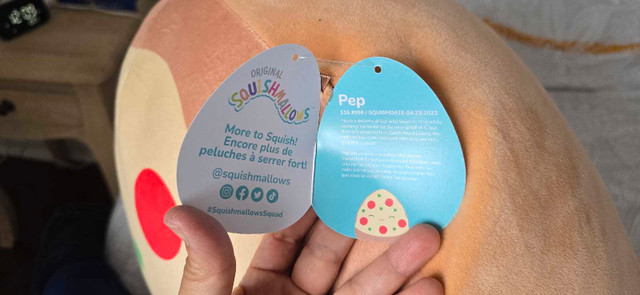 NEW Squishmallows Pep the Pizza 16' - photo 4