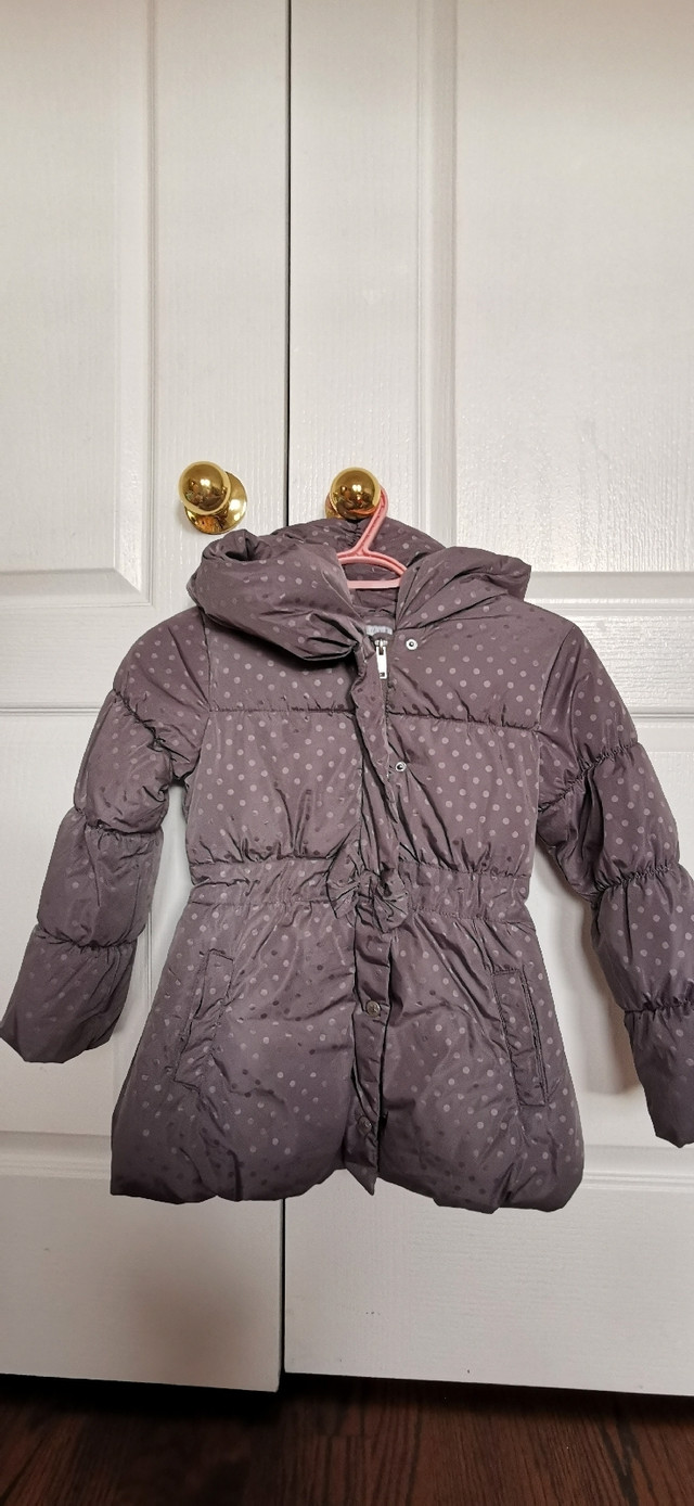 Grey girl winter jacket