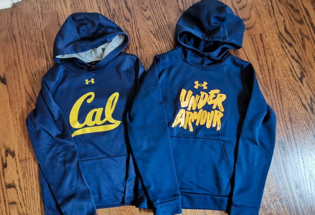 2 Under Armour hoodies for youth