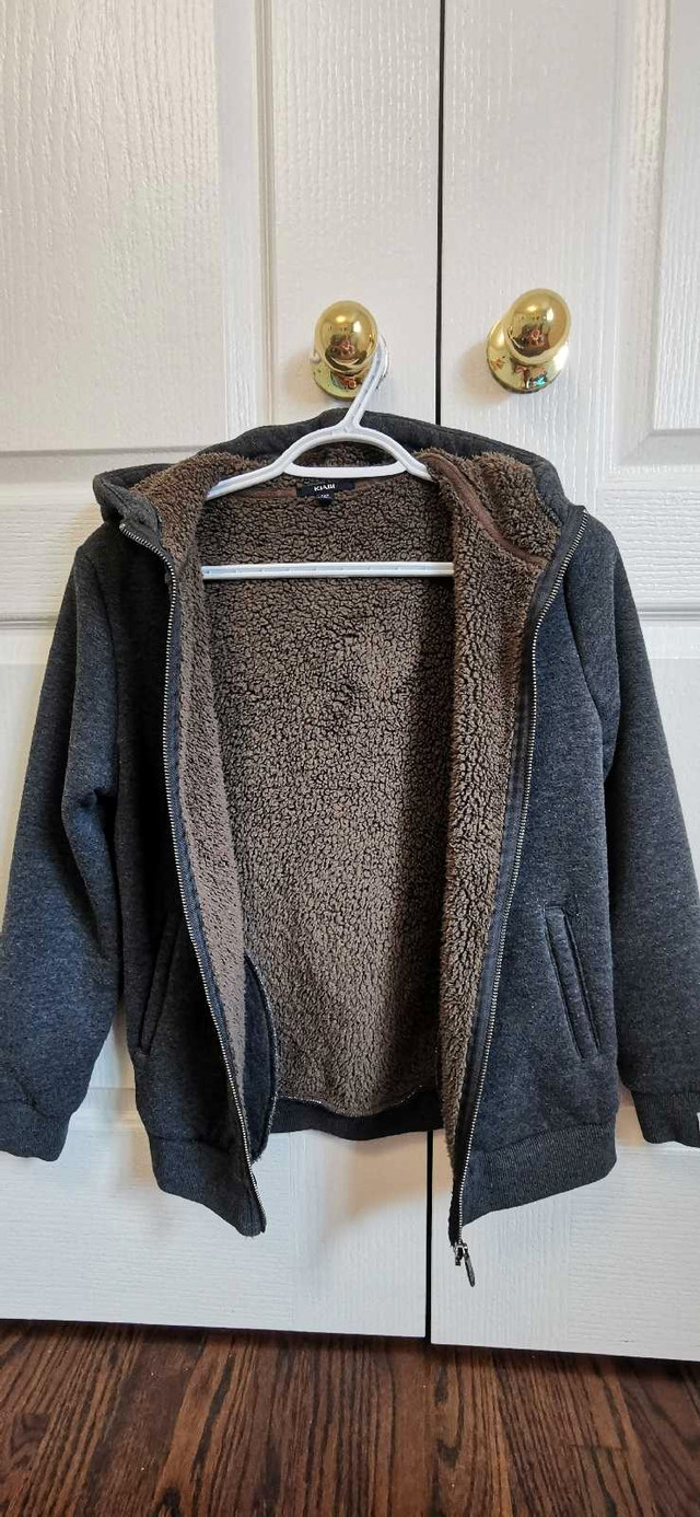 Fleece zipper sherpa Hoodie Youth 12Y - photo 2