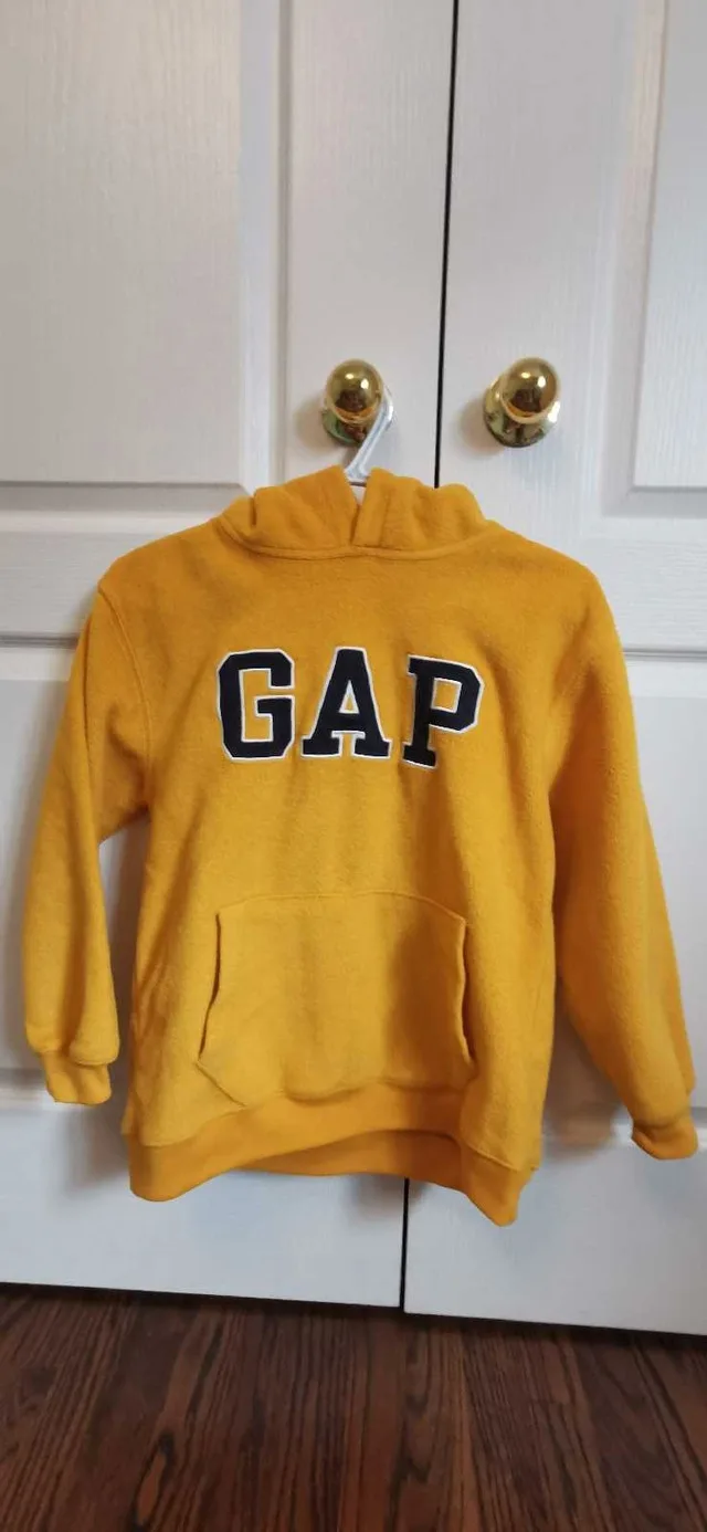Gap fleece hoodie sweater thumbnail