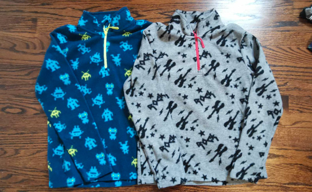2 fleece zip sweaters Youth