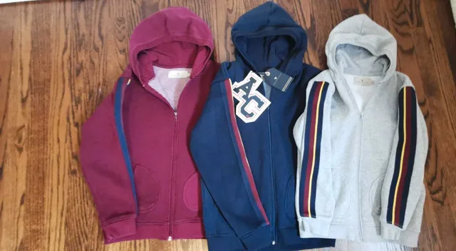 3 Zipper hoodie jacket Youth thumbnail