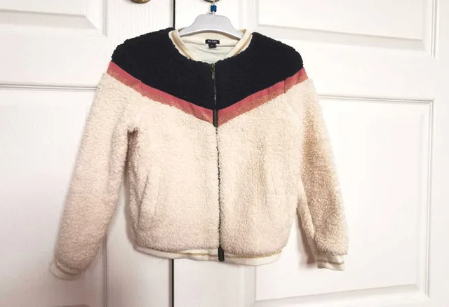 beautiful girl Sherpa jacket 8Y image indicator(2)