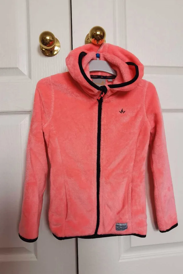 Fleece coral Jacket girl 8Y thumbnail