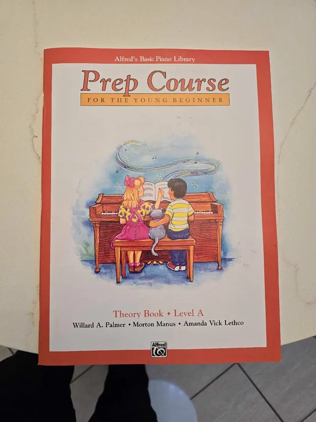 Piano Prep Course Theory book Level A NEW thumbnail