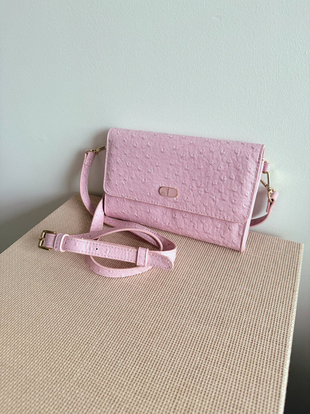 Pink Leather Handbag