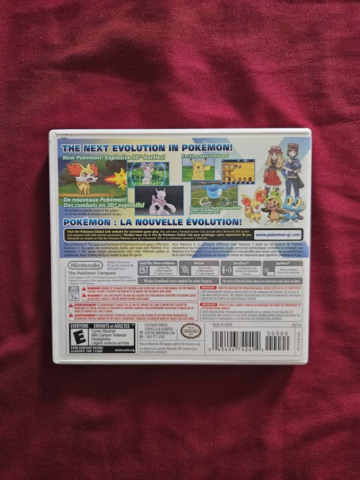Pokemon X - Nintendo 3DS - photo 2