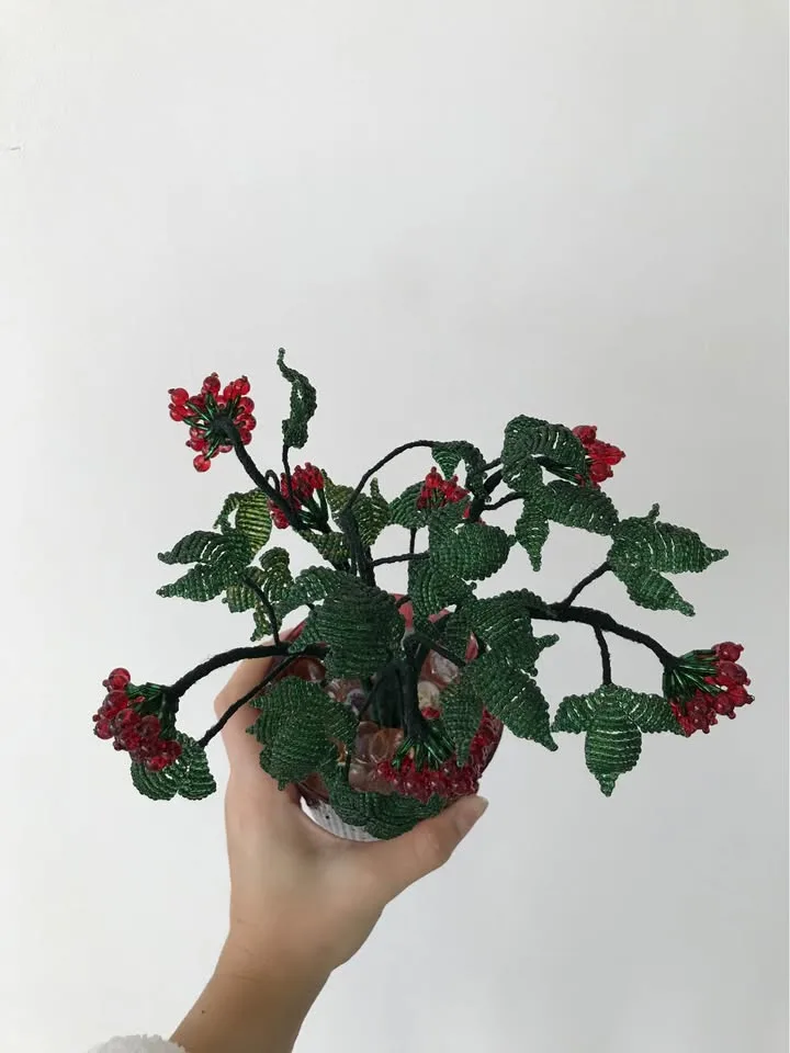 Beaded bonsai tree image indicator(2)