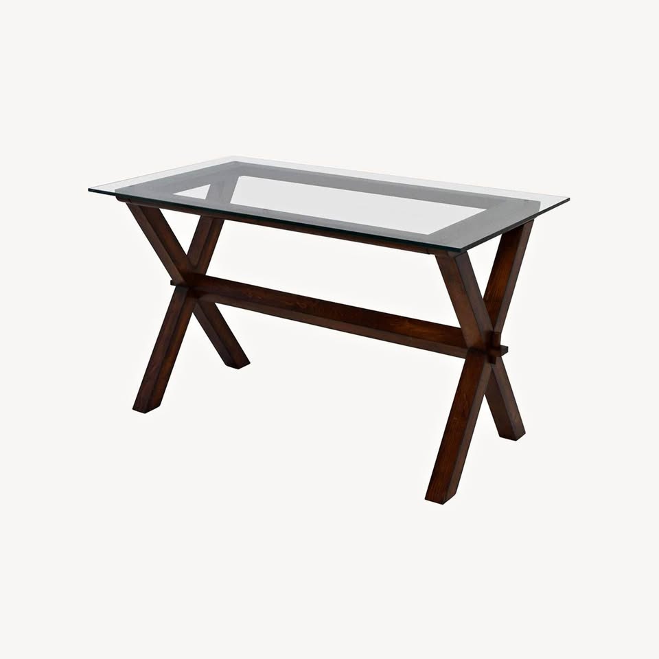 Pottery Barn wood desk / dinette - photo 4