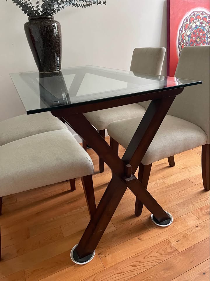 Pottery Barn wood desk / dinette - photo 2