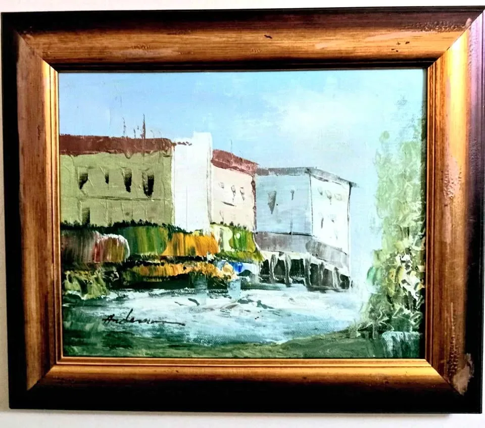 Signed Antique Original Oil Painting, only $45 thumbnail