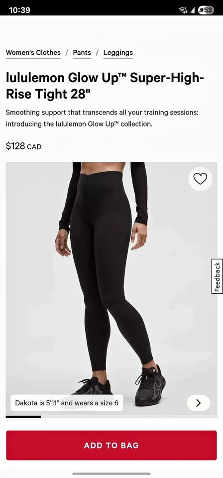 Lululemon corset leggings thumbnail