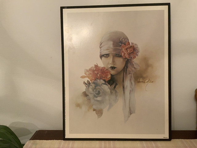 Vintage Boho Sara Moon Claudia Verkele Decor Print 1981