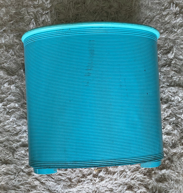 Vintage Tiffany Blue Laundry Hamper