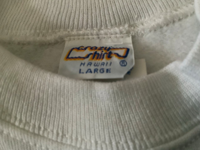 Vintage 80s San Francisco White Sweatshirt Children’s LARGE - photo 3