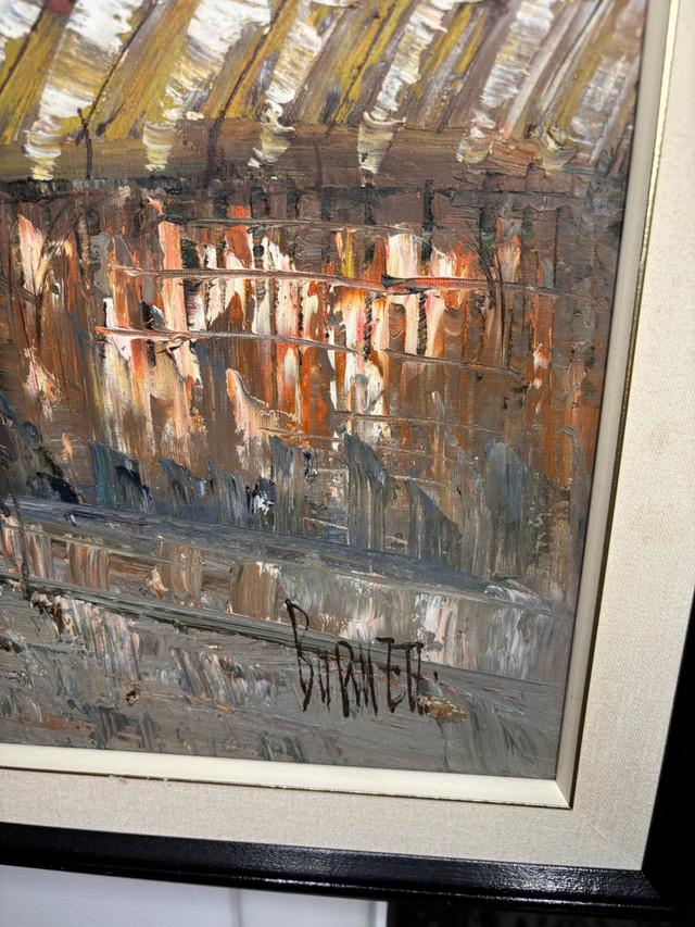 Caroline Burnett Moulin Rouge Original Oil Painting - photo 2