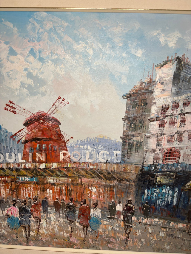 Caroline Burnett Moulin Rouge Original Oil Painting - photo 5