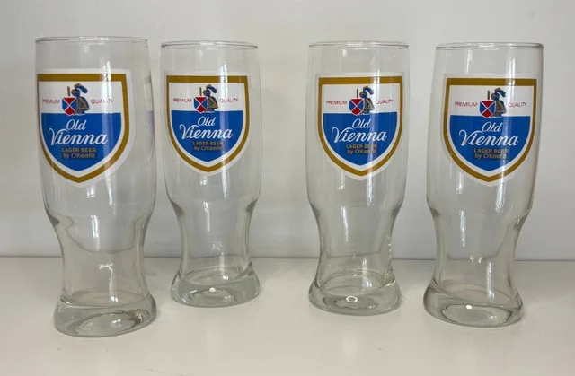 Old Vienna Lager Pilsner Beer Glass Set thumbnail