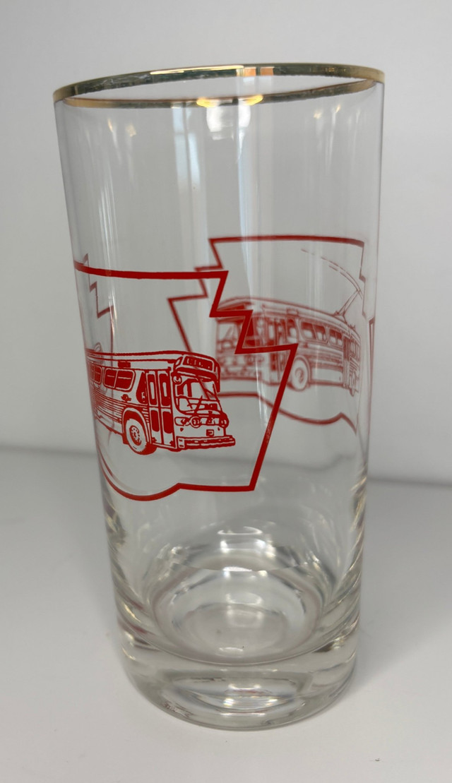 Vintage TTC Trolley Bus Drink Glasses - photo 2