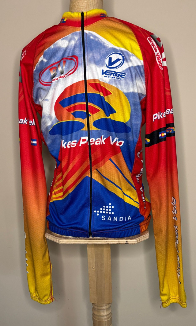 Verge Sport Pikes Peak Velo Cycling Race Long Sleeve Jersey XL