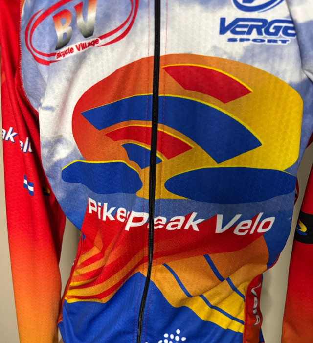 Verge Sport Pikes Peak Velo Cycling Race Long Sleeve Jersey XL - photo 2