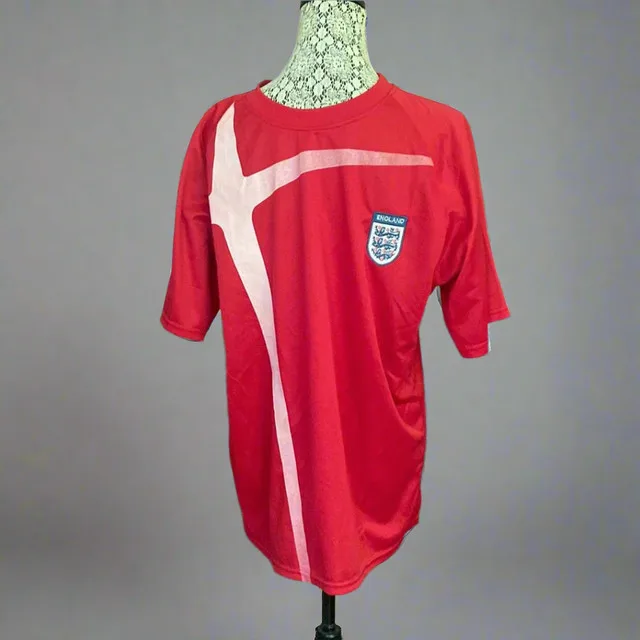 England National Soccer Shirt Jersey Adult XL thumbnail