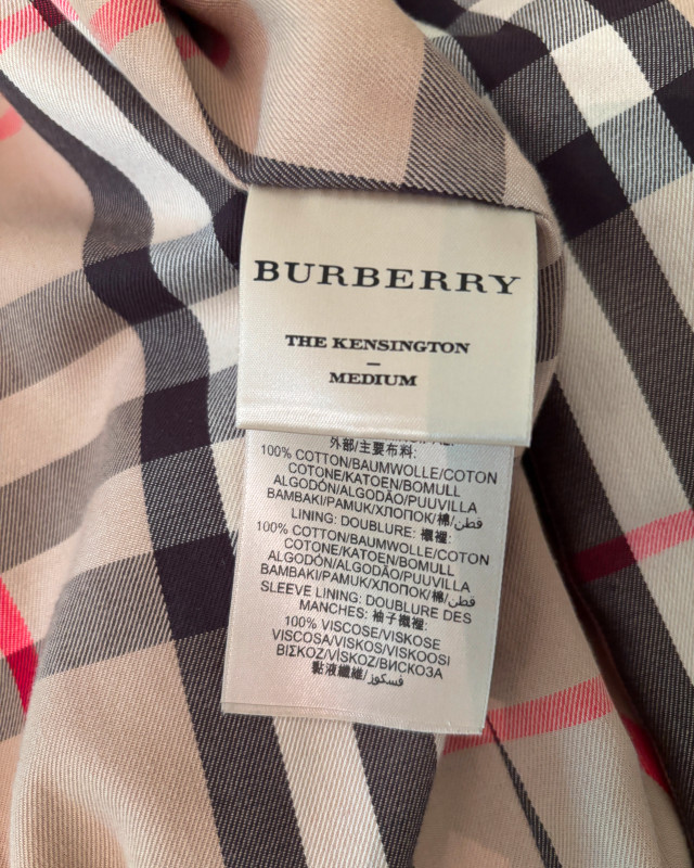 Burberry The Kensington Men's Trench Coat Medium - photo 5