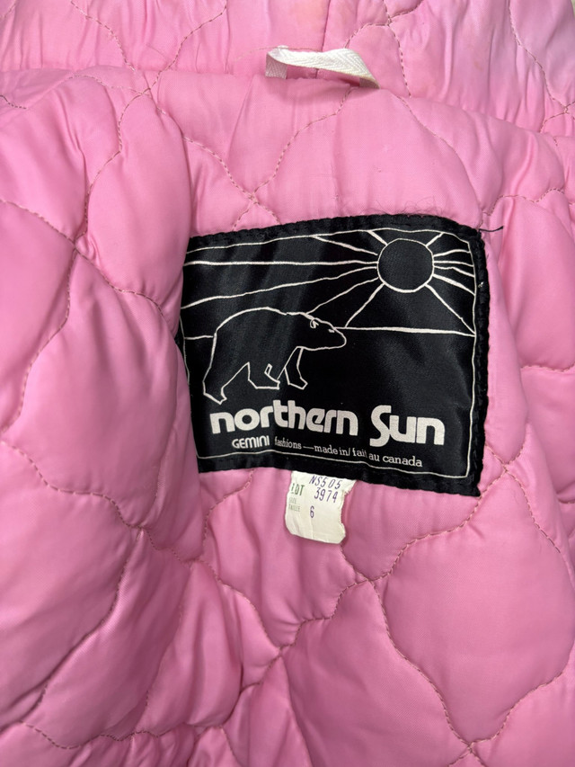 Northern Sun Girls Pink Wool Coat Size 6 - photo 5