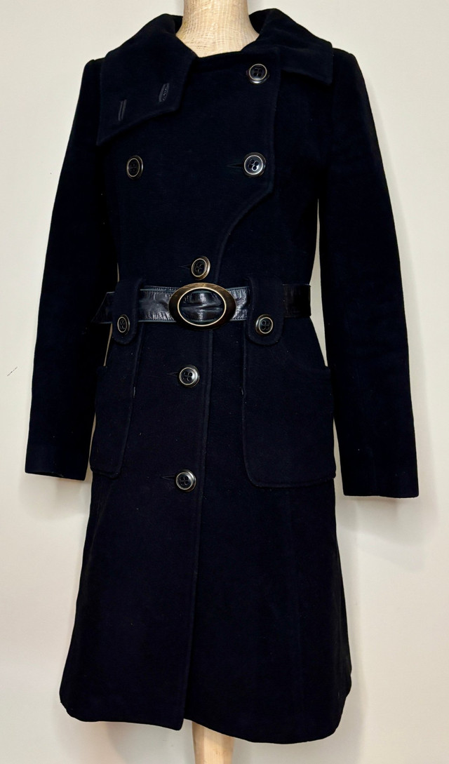 Mackage Black Women’s Wool Coat Small