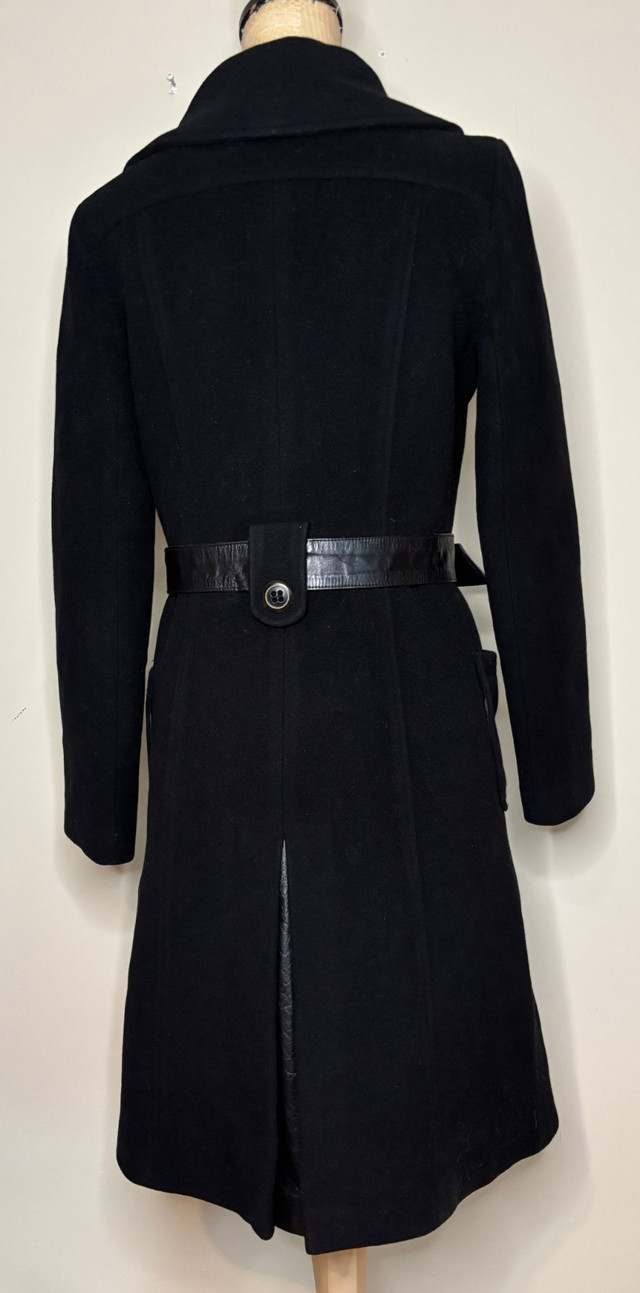Mackage Black Women’s Wool Coat Small - photo 3