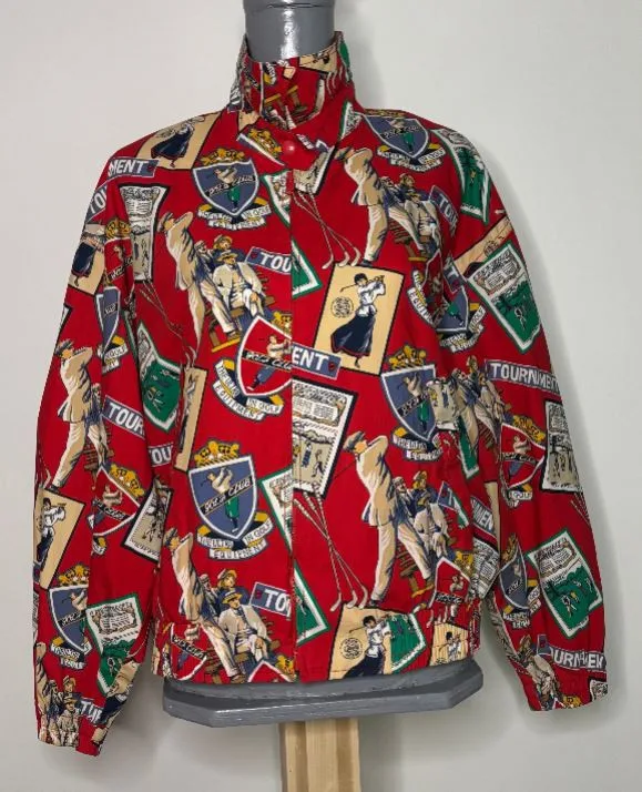 Vintage Liz Claiborne Lizsport Women's Golf Jacket Large thumbnail