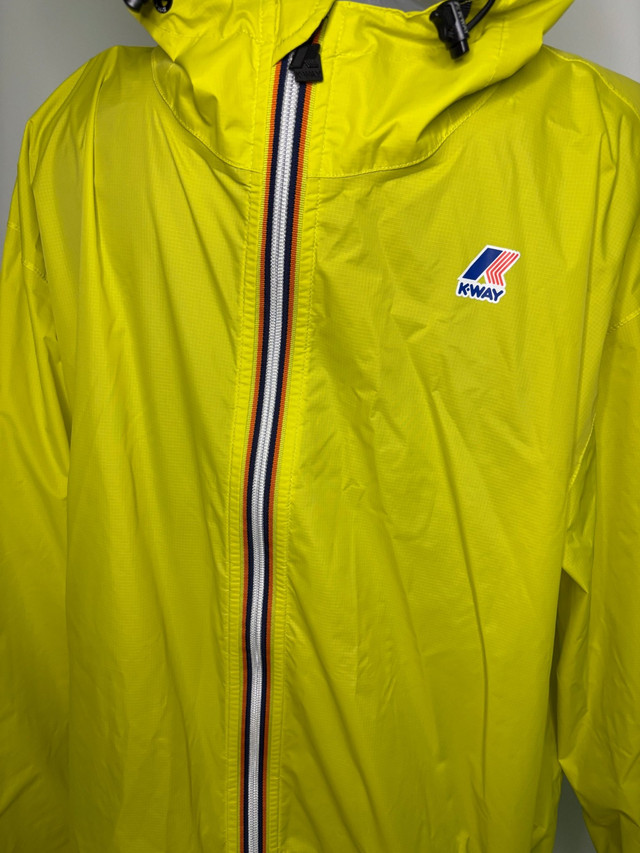 Yellow K-Way Claude 3.0 Windbreaker Packable Jacket Size XXL - photo 2