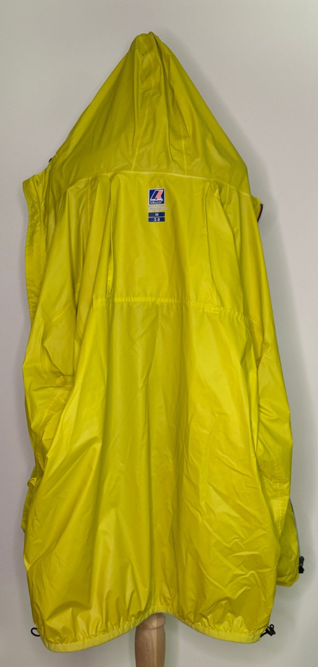 Yellow K-Way Claude 3.0 Windbreaker Packable Jacket Size XXL - photo 4