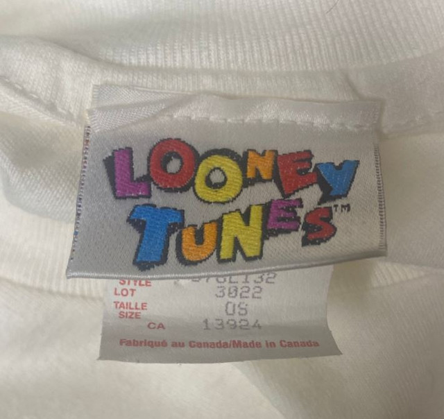Vintage Bugs Bunny T Shirt Adult XL - photo 3