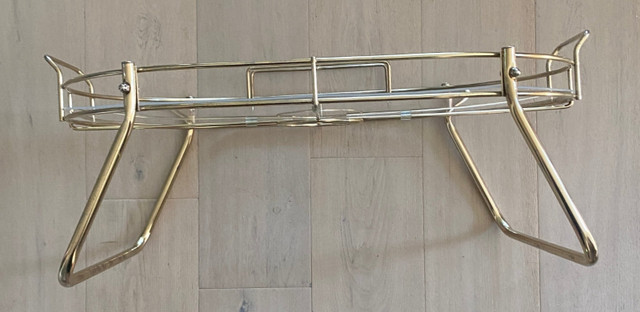 Vintage Brass Breakfast In Bed Serving Tray - photo 2
